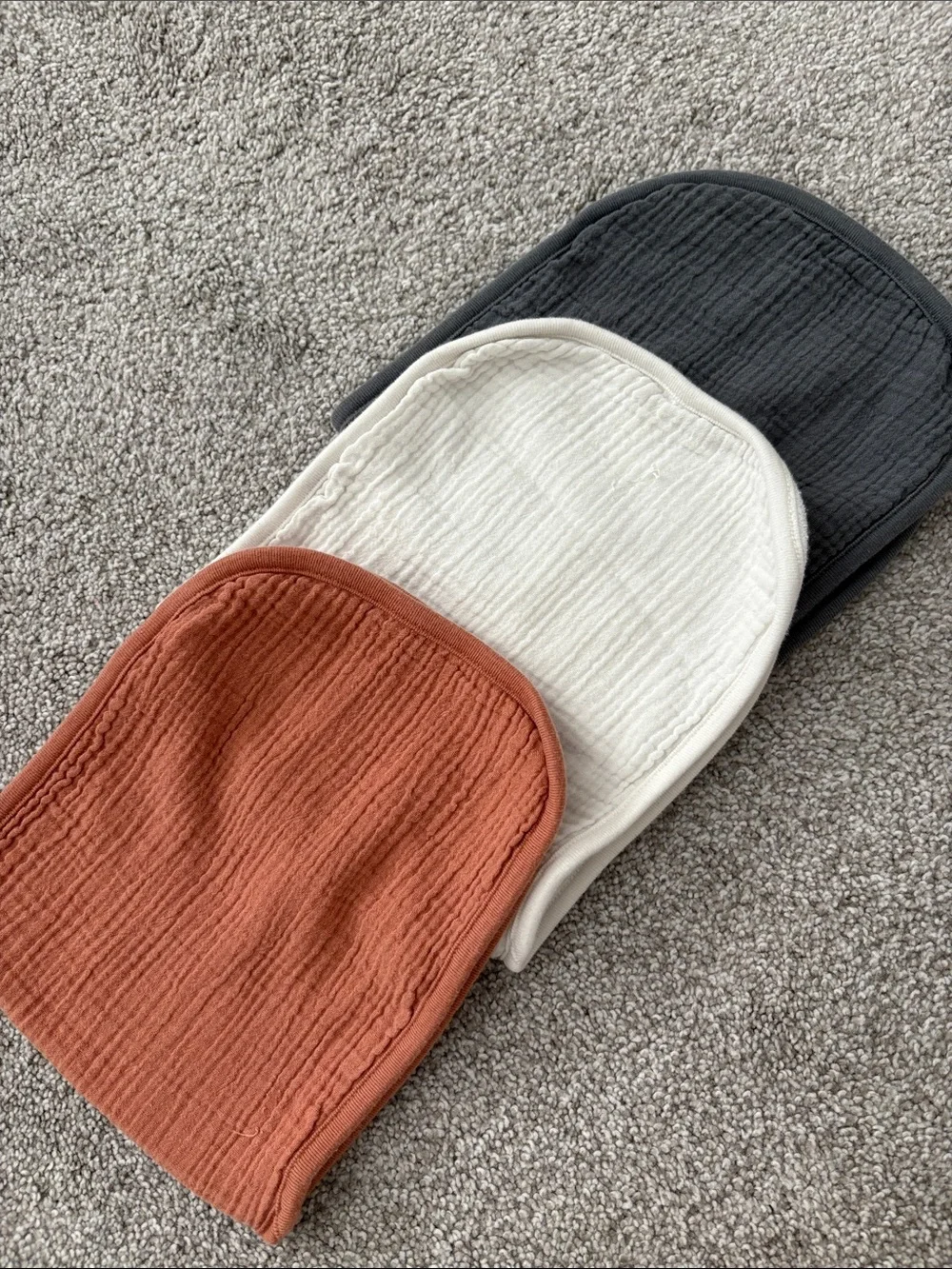 Baby Muslin Reusable Burp Cloth - 3 pack